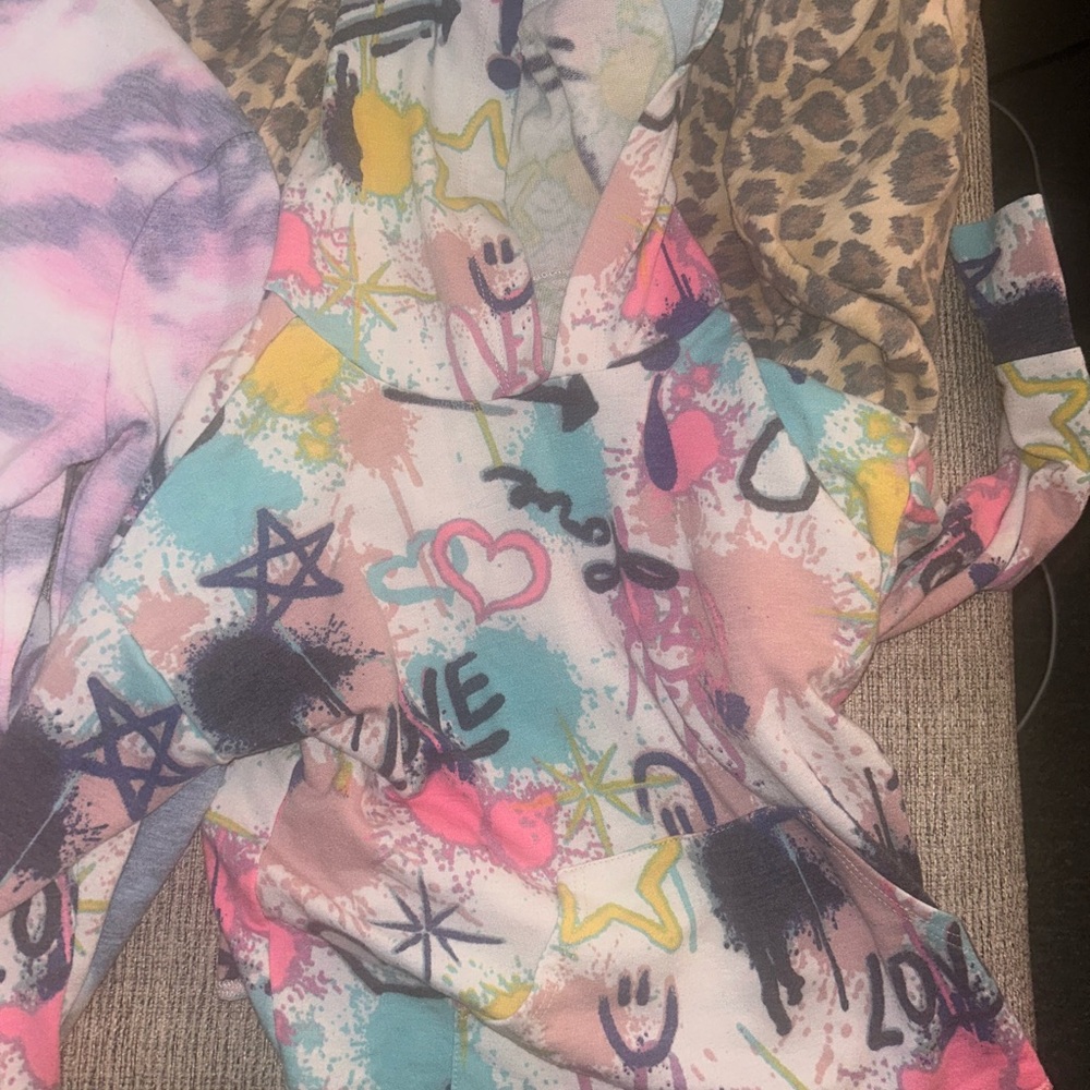 Lot of 6 hoodies for girls size 6 - Picture 2 of 15